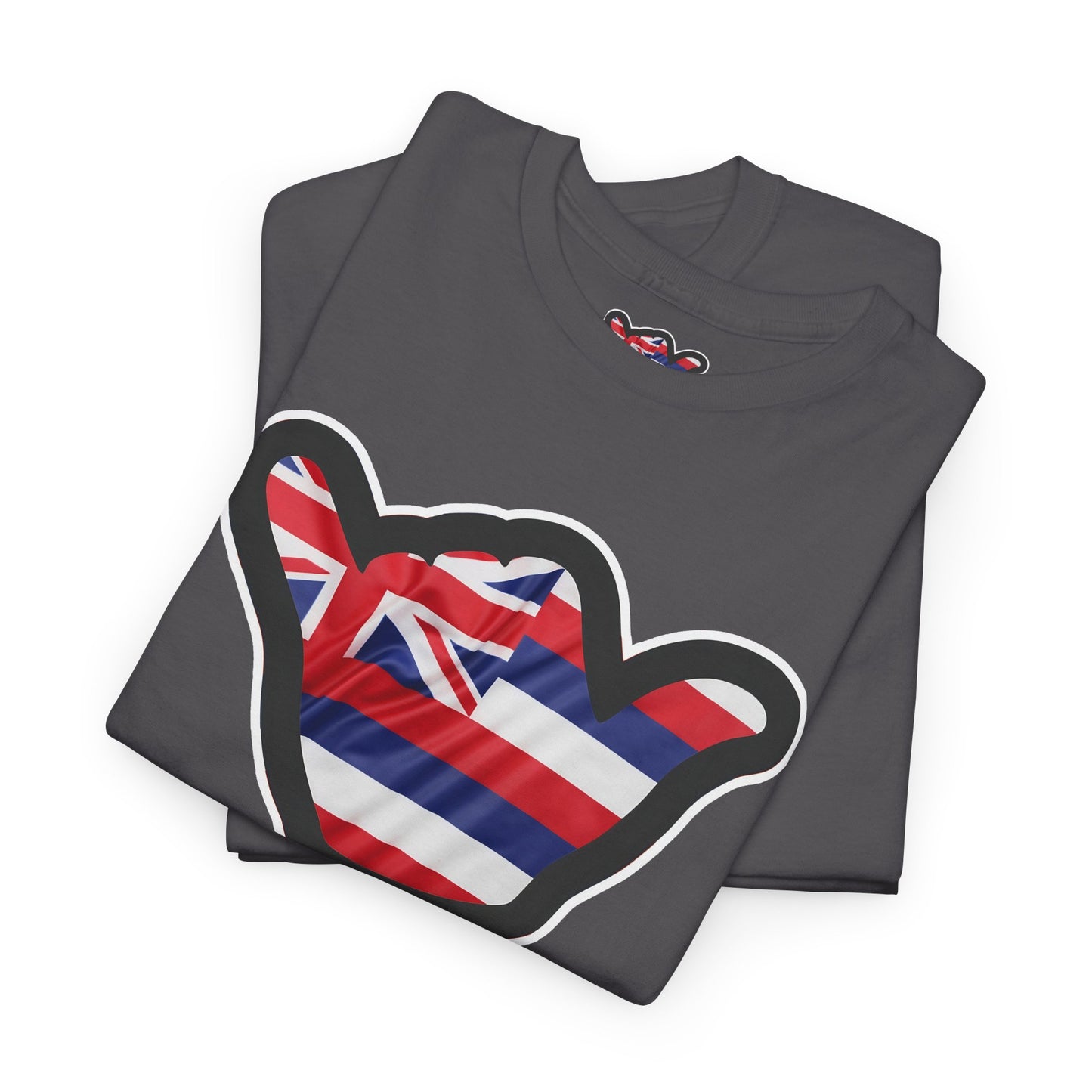 Hawaii Flag Shaka T‑Shirt — Aloha Shaka Graphic Tee