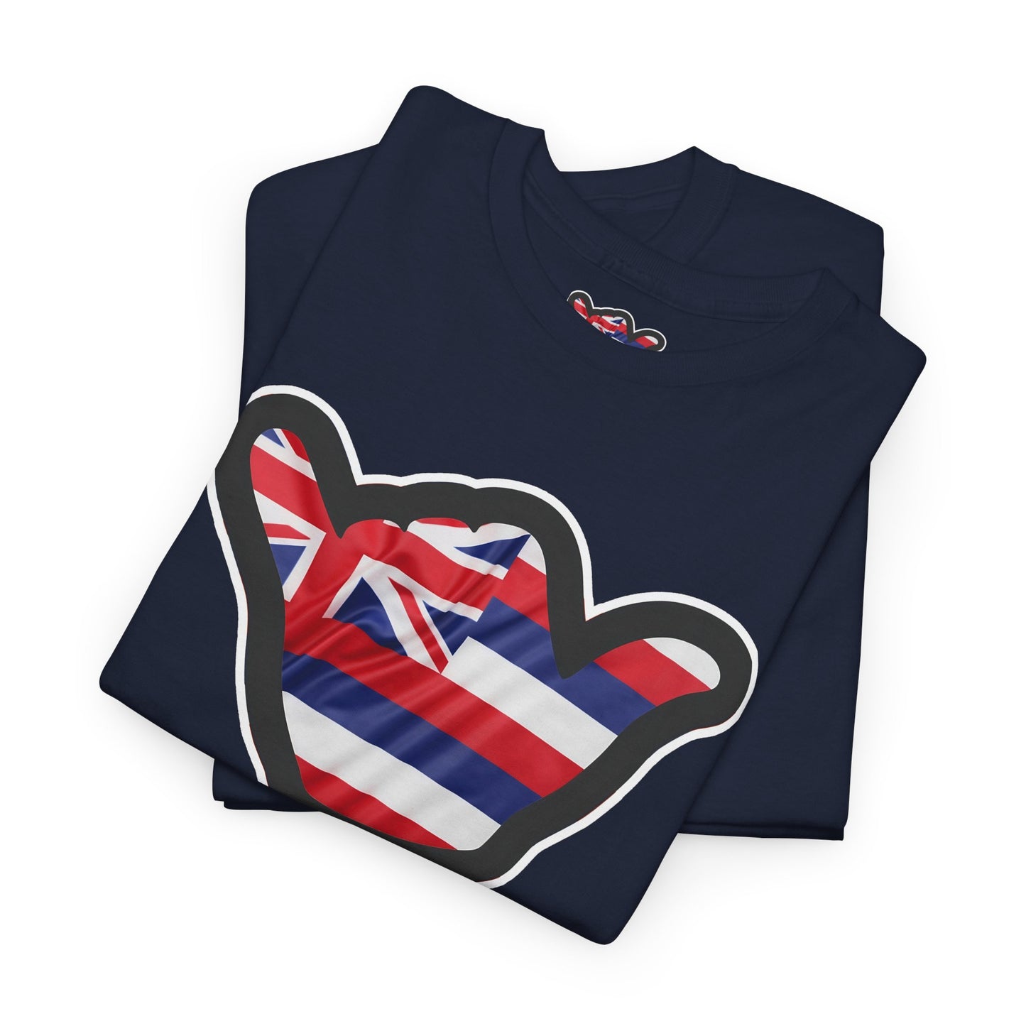 Hawaii Flag Shaka T‑Shirt — Aloha Shaka Graphic Tee