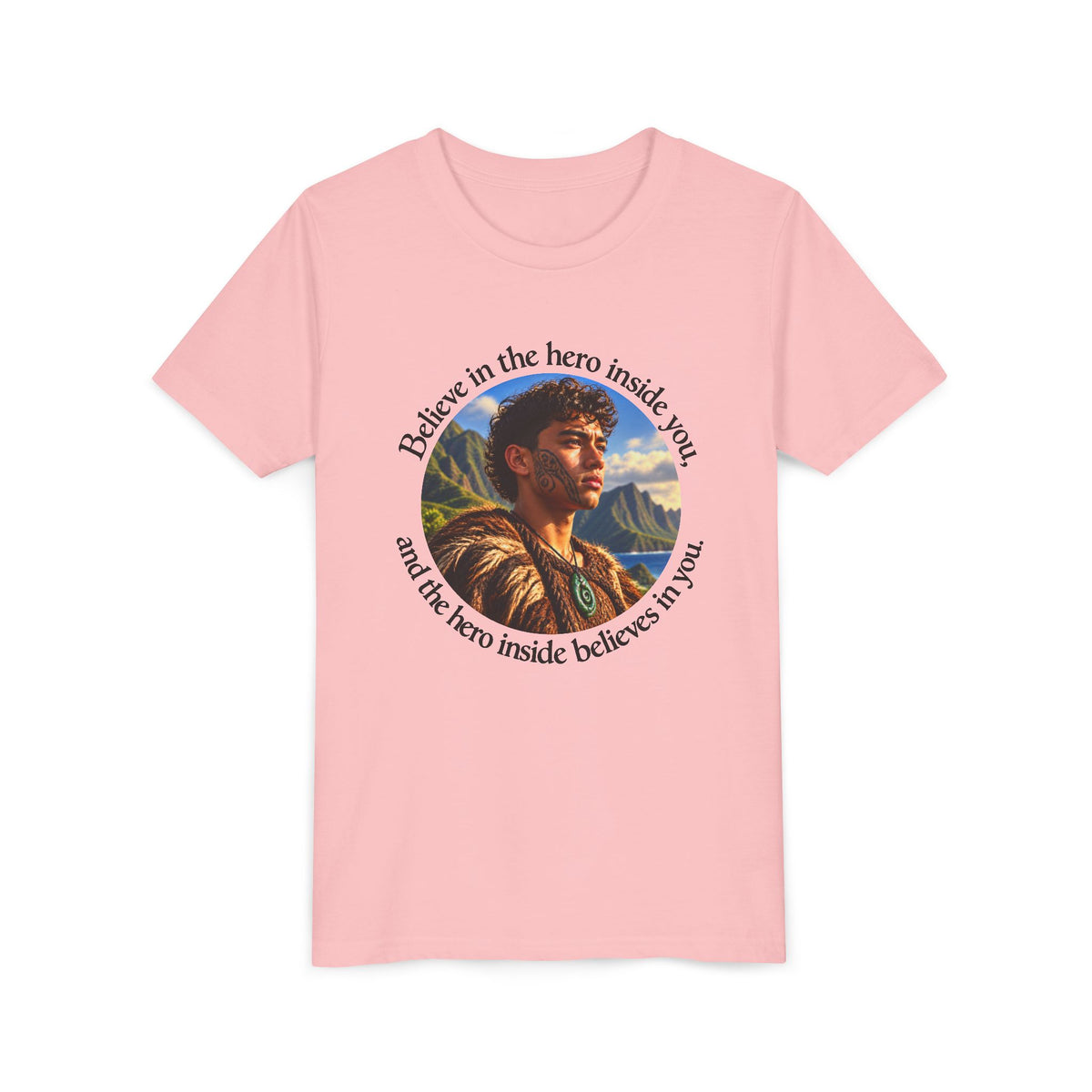 Believe in the hero inside you, and the hero inside believes in you. - Youth Short Sleeve Tee