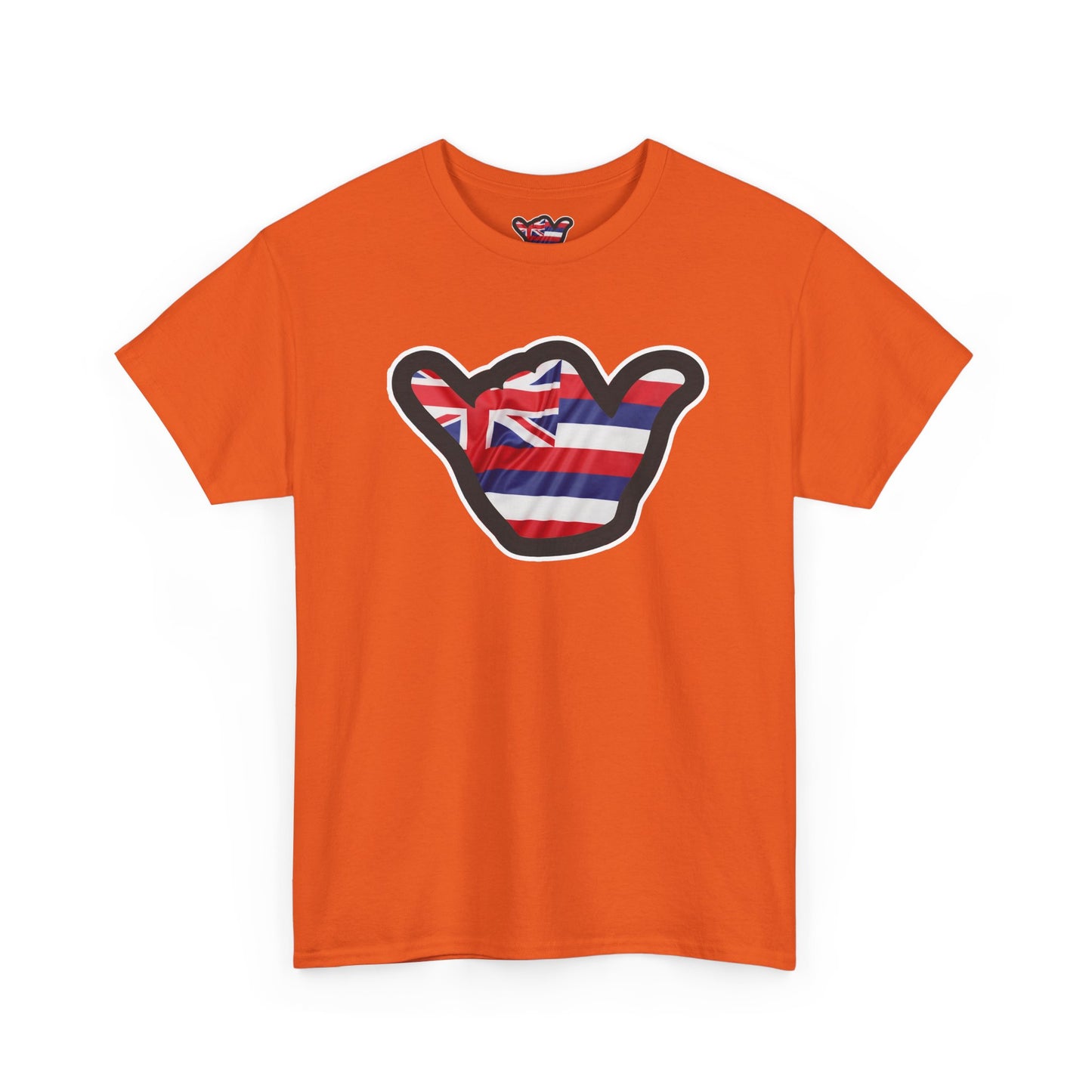 Hawaii Flag Shaka T‑Shirt — Aloha Shaka Graphic Tee