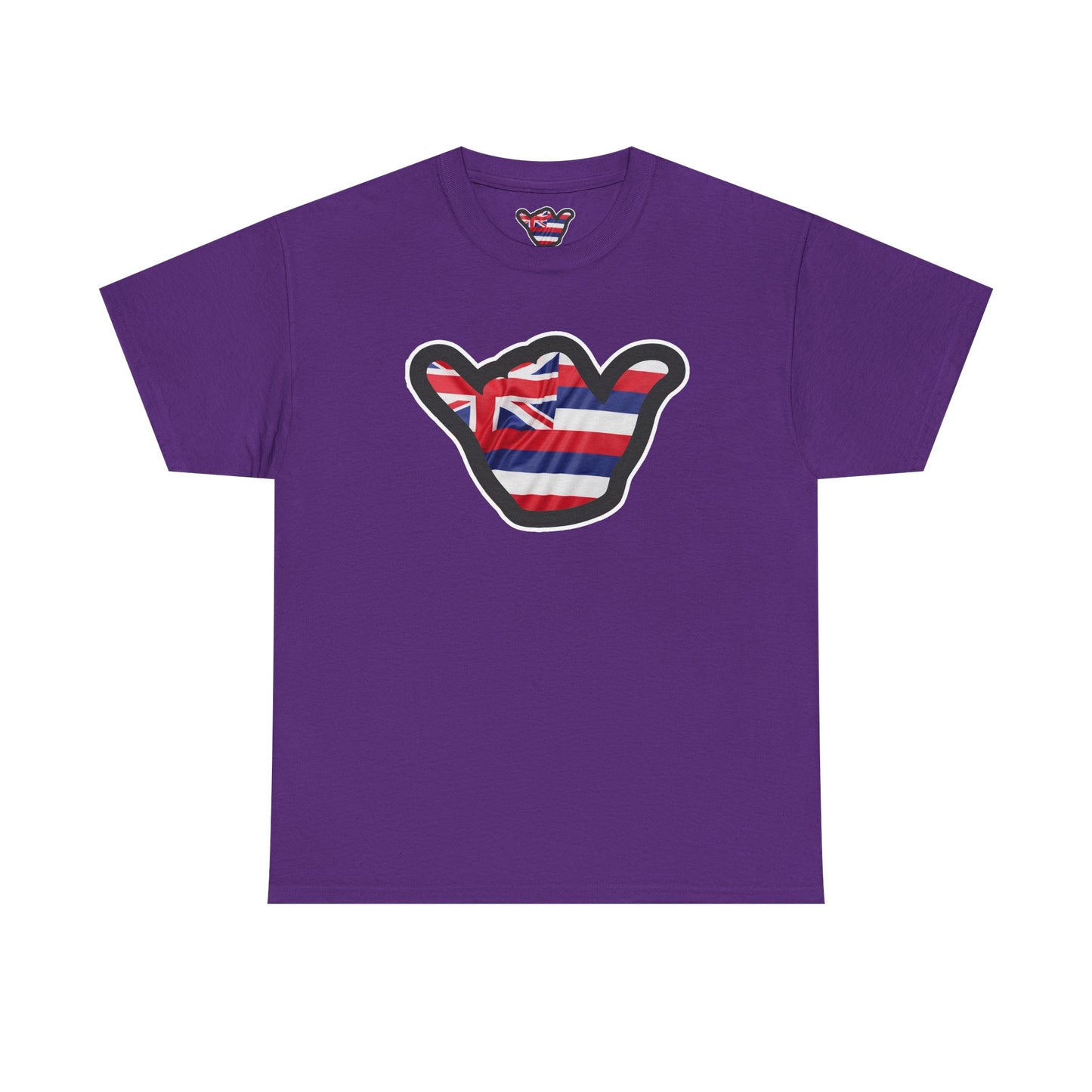 Hawaii Flag Shaka T‑Shirt — Aloha Shaka Graphic Tee