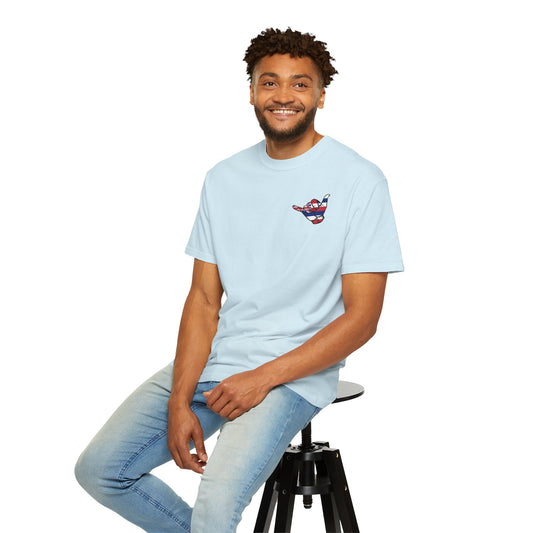 Hawaiian Shaka T-Shirt — Hawaiian Flag Hand Graphic Cotton Tee