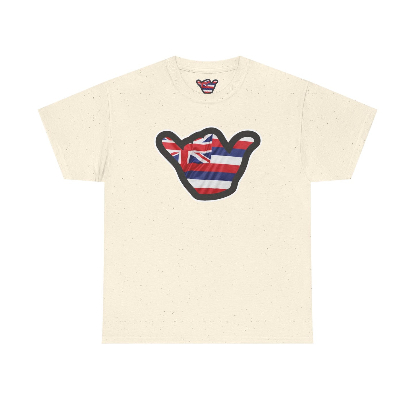 Hawaii Flag Shaka T‑Shirt — Aloha Shaka Graphic Tee