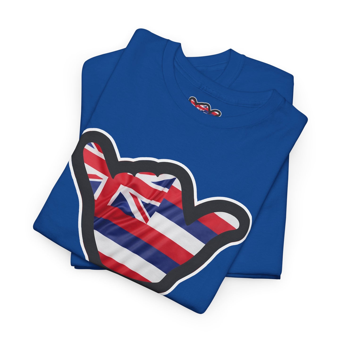 Hawaii Flag Shaka T‑Shirt — Aloha Shaka Graphic Tee