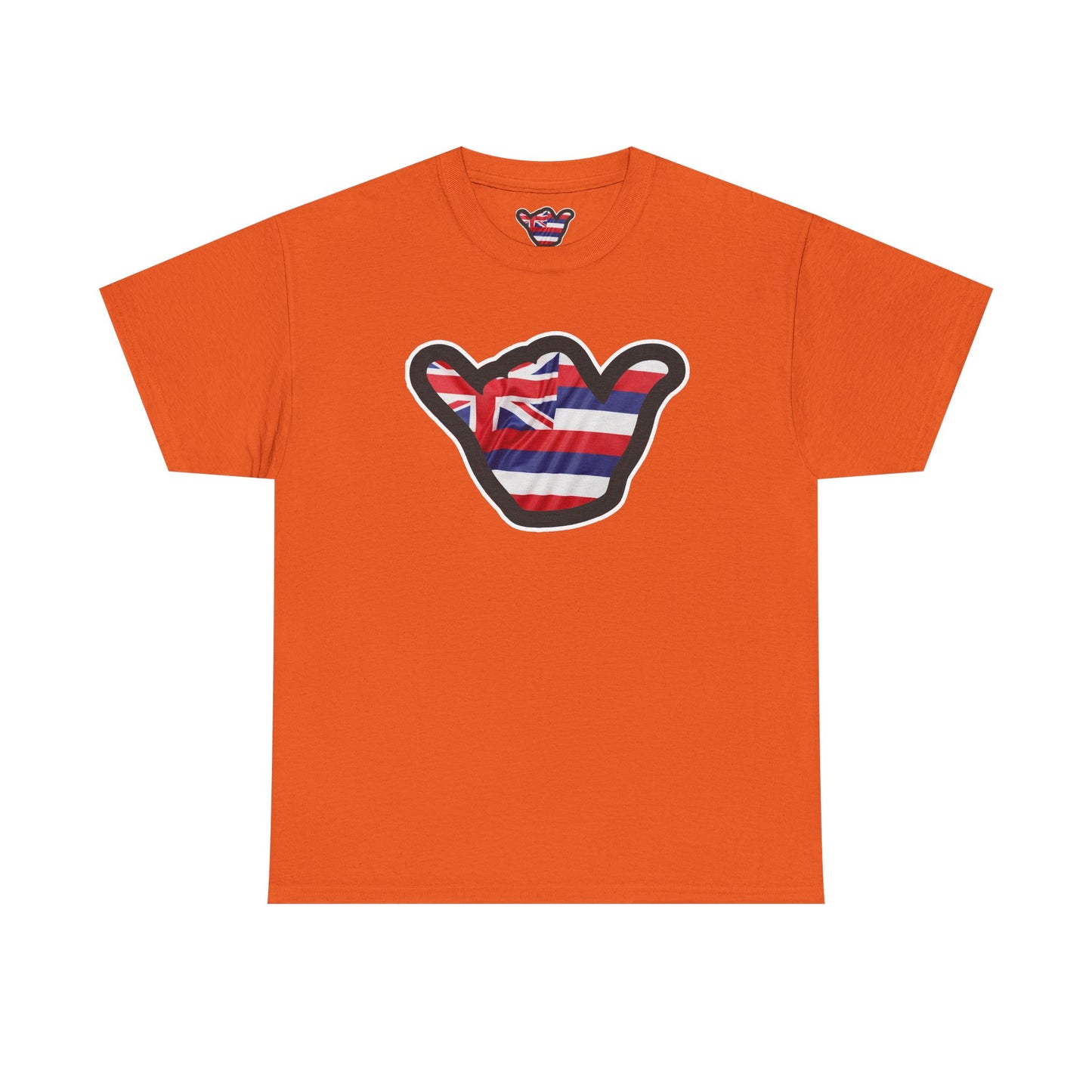 Hawaii Flag Shaka T‑Shirt — Aloha Shaka Graphic Tee