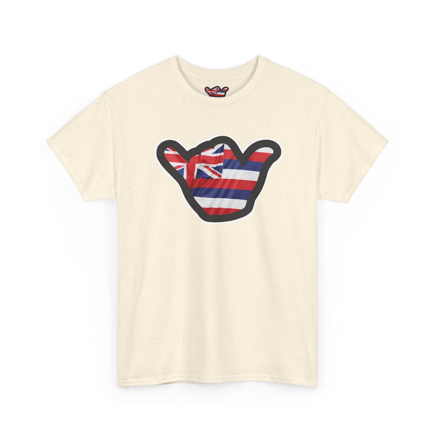 Hawaii Flag Shaka T‑Shirt — Aloha Shaka Graphic Tee