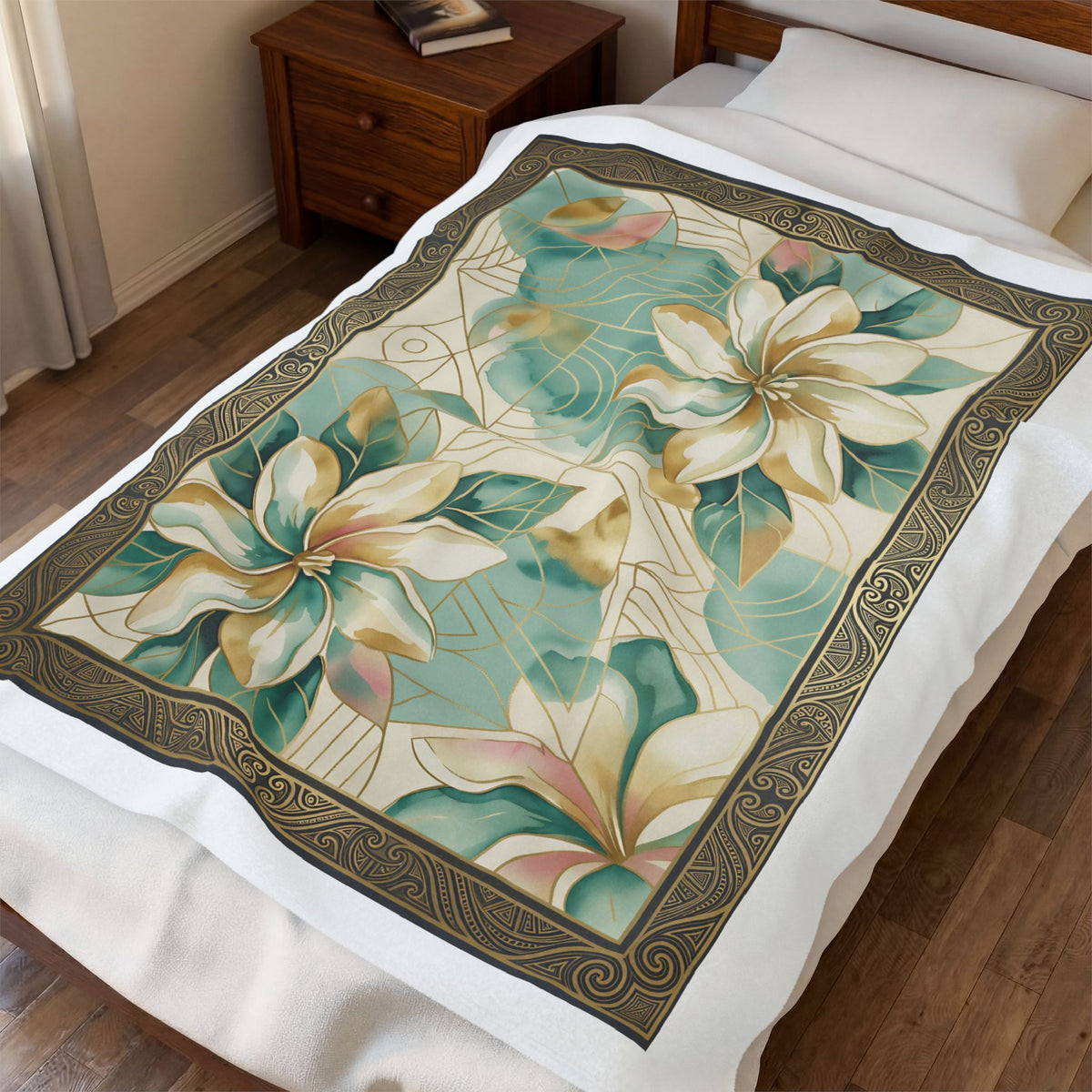 Tiare Velveteen Plush Blanket