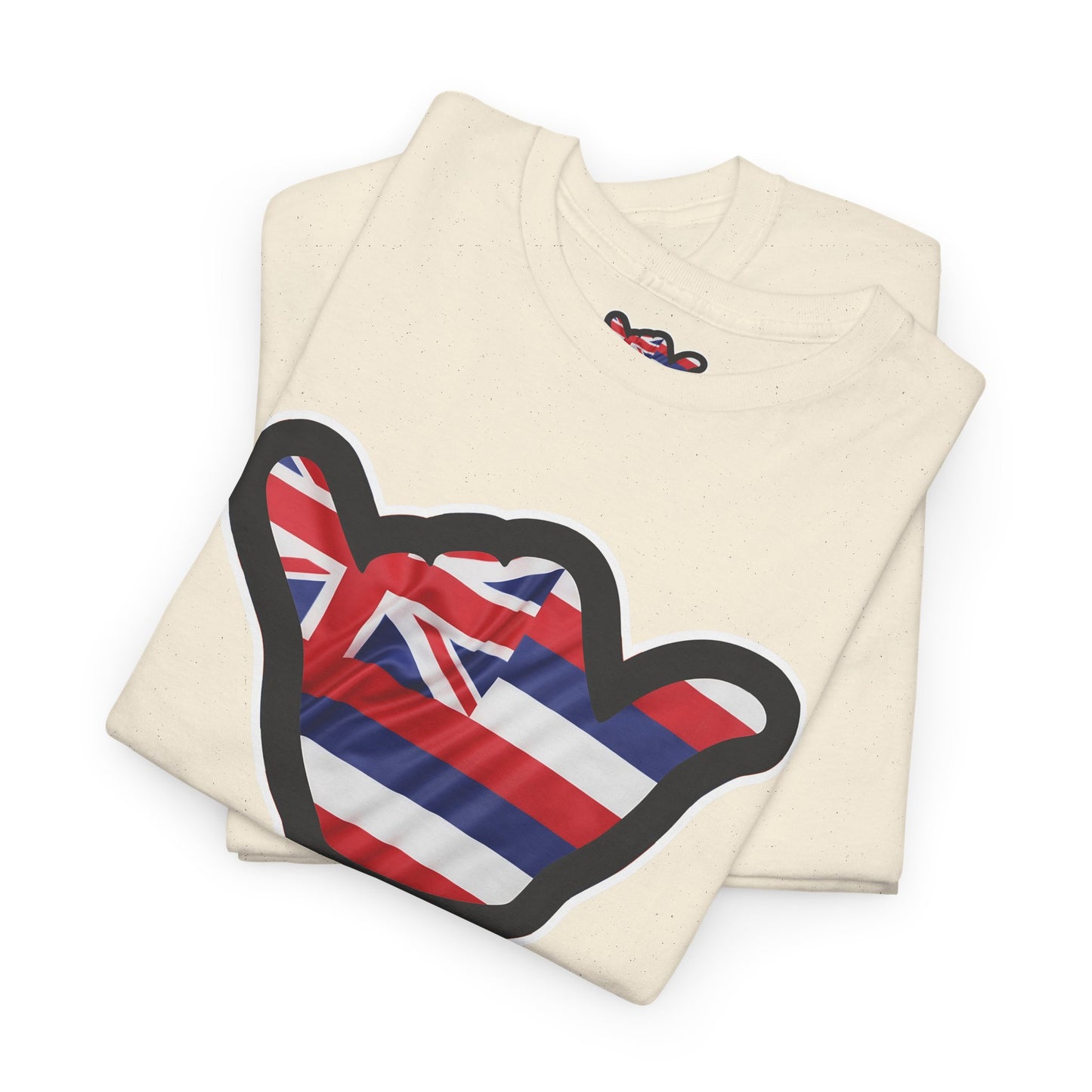 Hawaii Flag Shaka T‑Shirt — Aloha Shaka Graphic Tee