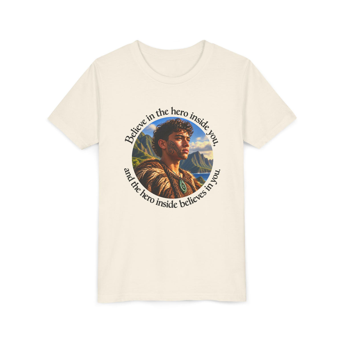 Believe in the hero inside you, and the hero inside believes in you. - Youth Short Sleeve Tee