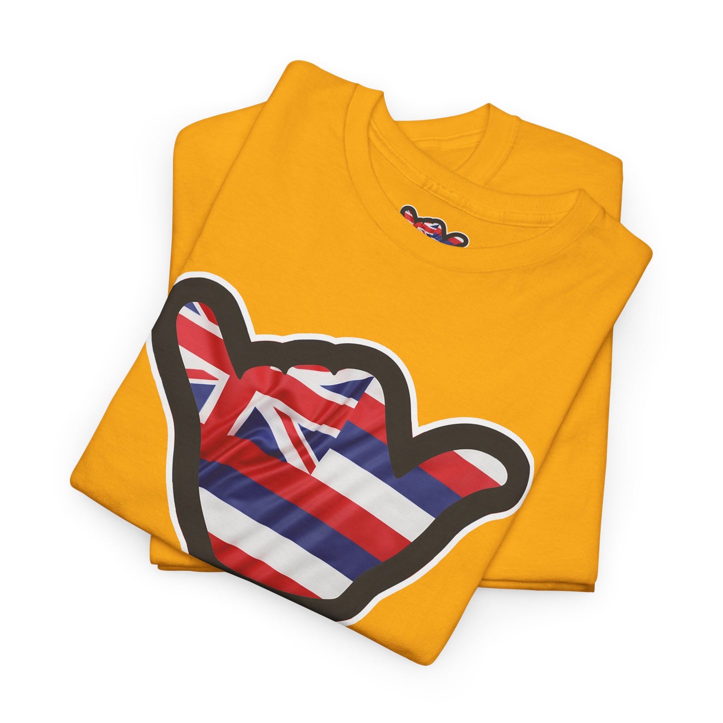 Hawaii Flag Shaka T‑Shirt — Aloha Shaka Graphic Tee