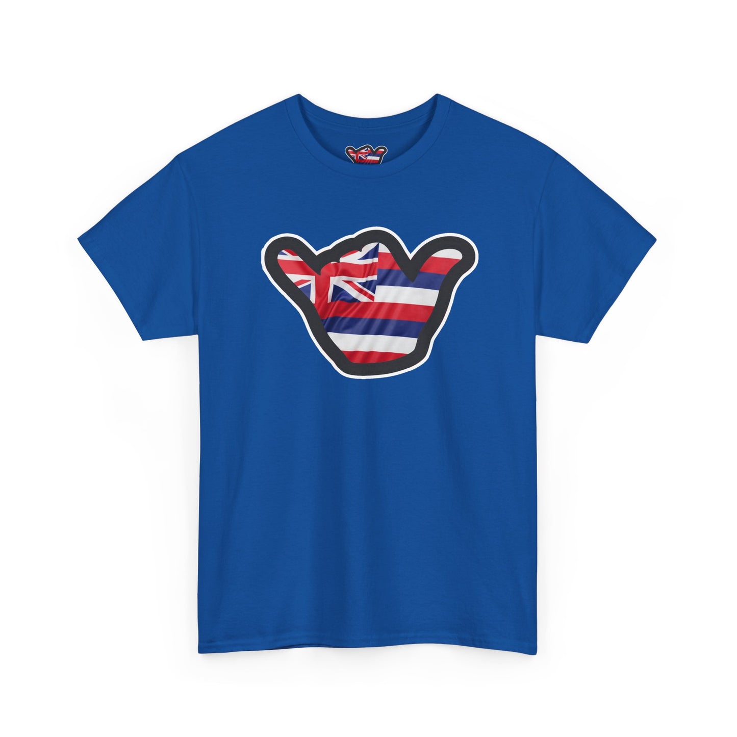 Hawaii Flag Shaka T‑Shirt — Aloha Shaka Graphic Tee