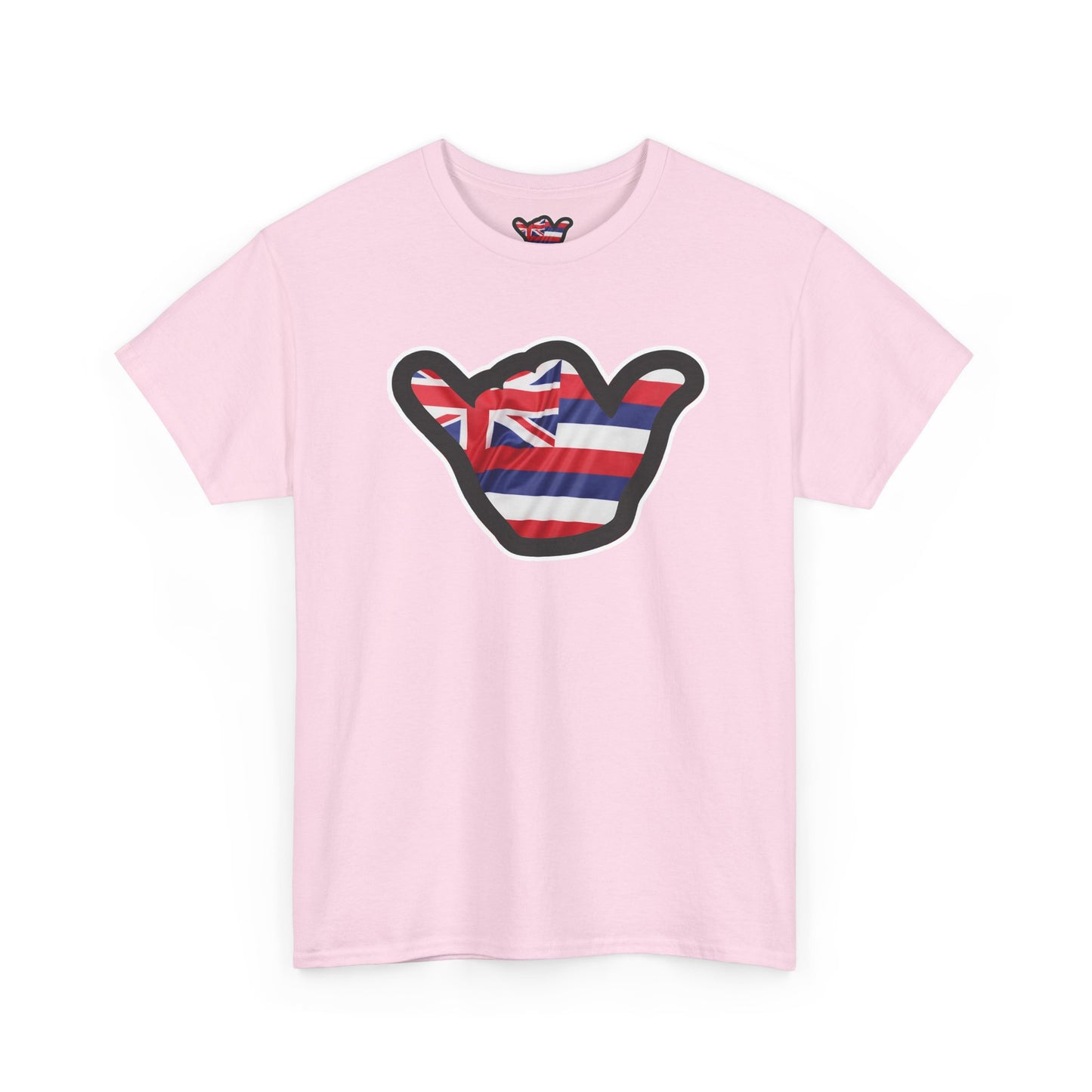Hawaii Flag Shaka T‑Shirt — Aloha Shaka Graphic Tee