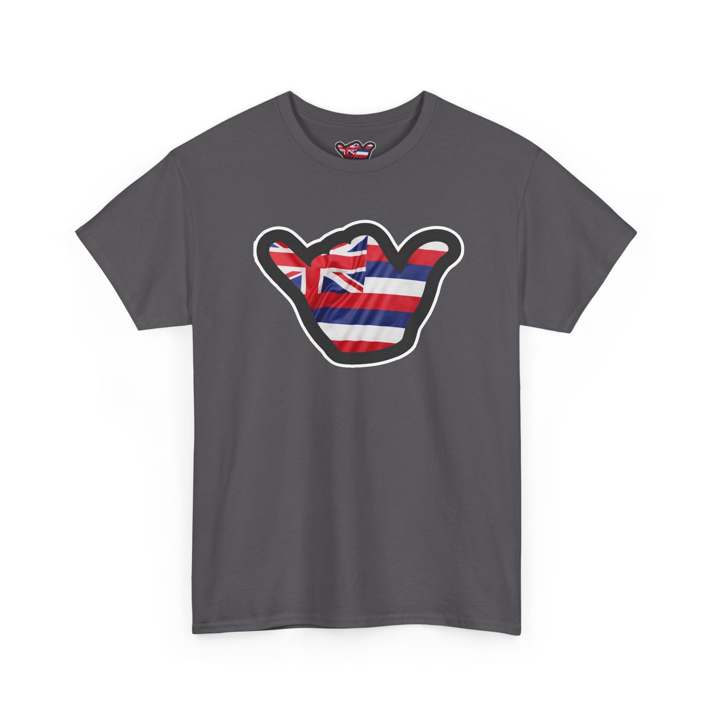 Hawaii Flag Shaka T‑Shirt — Aloha Shaka Graphic Tee